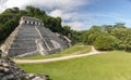 Temple Ruins Panorama In Palenque