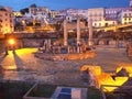 Temple ruins in Pozzuoli Royalty Free Stock Photo