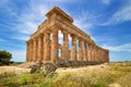 Temple ruins, Selinunte, Sicily, Italy Royalty Free Stock Photo