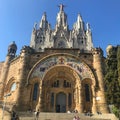 Photo Temple of the Sacred Heart of Jesus Tibidabo Barcelona Spain