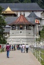 The Temple of the Sacred Tooth Relic at Kandy in Sri Lanka. Royalty Free Stock Photo