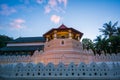 Temple of the Sacred Tooth Relic at Kandy, Sri Lanka Royalty Free Stock Photo