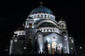 Temple of Saint Sava Royalty Free Stock Photo