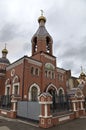 The temple for the sake of the Reverend Seraphim of Sarov. Royalty Free Stock Photo