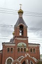 The temple for the sake of the Reverend Seraphim of Sarov. Royalty Free Stock Photo