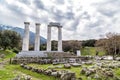 Temple at Samothraki island in Greece Royalty Free Stock Photo