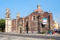 The Temple of San Hipolito, an important site of religious pilgrimage in Mexico City