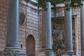 The Temple of Saturn at Villa Torlonia in Rome