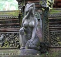 Temple sculpture at Bali Indonesia, Indonesian religious architecture