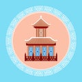 Temple Seoul Landmark Icon South Korea Travel Destination Concept