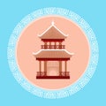 Temple Seoul Landmark Icon South Korea Travel Destination Concept