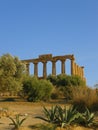Temple in Sicily Royalty Free Stock Photo