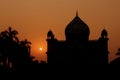 Temple silhouette