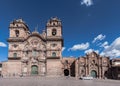 Temple of the Society of Jesus Church Cusco Peru Royalty Free Stock Photo