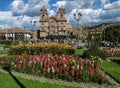 Temple of the Society of Jesus Church Cusco Peru Royalty Free Stock Photo