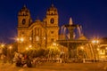 Temple of the Society of Jesus Church Cusco Peru Royalty Free Stock Photo