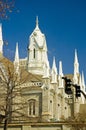 Temple square - Salt lake city Royalty Free Stock Photo