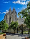 Temple Square, Salt Lake City, Utah, USA Royalty Free Stock Photo