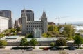 Temple Square with the Salt Lake Temple and Salt Lake Tabernacle Royalty Free Stock Photo