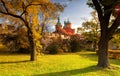 Temple of St.Lawrence in Petrin garden in Prague
