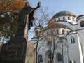 Temple of St. Sava Royalty Free Stock Photo