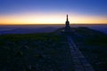 Temple stupa in wee hours Royalty Free Stock Photo