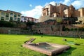 Temple of the Sun of the Incas or Coricancha as seen from its courtyard, Cusco, Peru