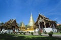 The temple thai stlye with blue sky