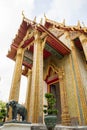 Temple, Thailand, gold, doors, beautiful, heritage, Thailand, go Royalty Free Stock Photo