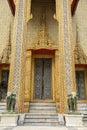 Temple, Thailand, gold, doors, beautiful, heritage, Thailand, go Royalty Free Stock Photo