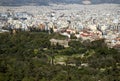 The temple of Thisseio in Athens, Greece. Royalty Free Stock Photo