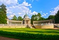 The temple-tomb of the Yusupovs `Colonnade` in the Arkhangelskoye manor near Moscow, Russia Royalty Free Stock Photo