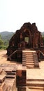 Temple town MySon bricks old Vietnam Royalty Free Stock Photo