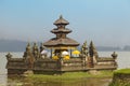 Temple Ulun Danu on lake Beratan, Bali Royalty Free Stock Photo