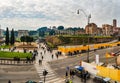 Temple of Venus and Roma Latin, Italy Royalty Free Stock Photo