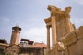 The Temple of Venus. The ruins of the Roman city of Heliopolis or Baalbek in the Beqaa Valley. Baalbek, Lebanon Royalty Free Stock Photo