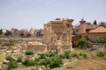 The Temple of Venus. The ruins of the Roman city of Heliopolis or Baalbek in the Beqaa Valley. Baalbek, Lebanon Royalty Free Stock Photo