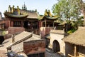 A temple in the village of Zhangbi Cun, near Pingyao, China, famous for it`s underground fortress