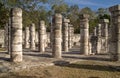 Temple of the Warriors, Chichen Itza Royalty Free Stock Photo