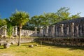 Temple of the Warriors. Chichen Itza archaeological site, Yucatan peninsula, Mexico. Royalty Free Stock Photo