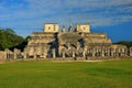 Temple of the Warriors. Chichen Itza, Mexico Royalty Free Stock Photo