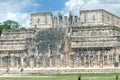 Temple of the Warriors, Chichen Itza Royalty Free Stock Photo