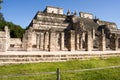 Temple of the Warriors in Chichen Itza Royalty Free Stock Photo
