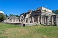 Temple of the Warriors at the Mayan archaeological site of Chichen Itza, Yucatan, Mexico Royalty Free Stock Photo