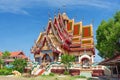 Temple of Wat Plai Laem on the Samui island Royalty Free Stock Photo