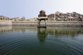 Temple water storage tank at Hampi world heritage site, Hampi, Karnataka.