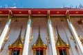 Temple windows vintage Thai style