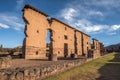 Temple of Wiracocha, Raqchi, Peru Royalty Free Stock Photo