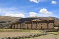 The Temple of Wiracocha in Raqchi ,Peru Royalty Free Stock Photo