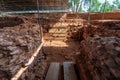 Ruins of the Grat Beal Gebri temple of Yeha, Ethiopia, Africa Royalty Free Stock Photo